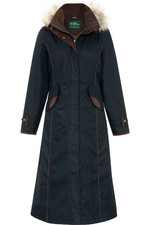 2021 Alan Paine Womens Fernley Long Coat FERLLON - Navy